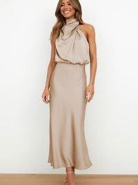 Rylee - Elegantes und stilvolles Cocktailkleid für Frauen – Khaki