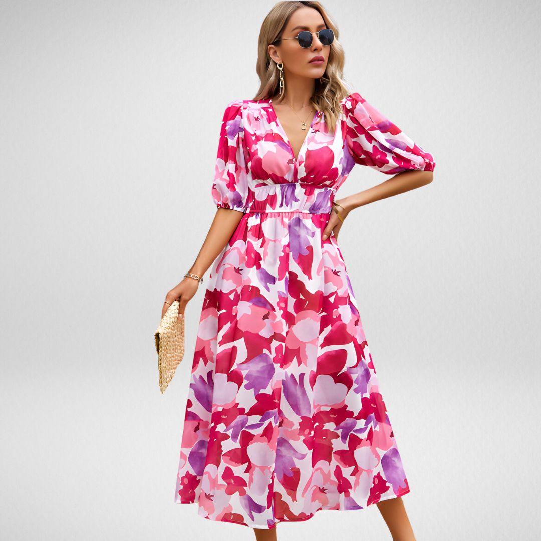 Lexi - Bezauberndes bedrucktes Kleid
