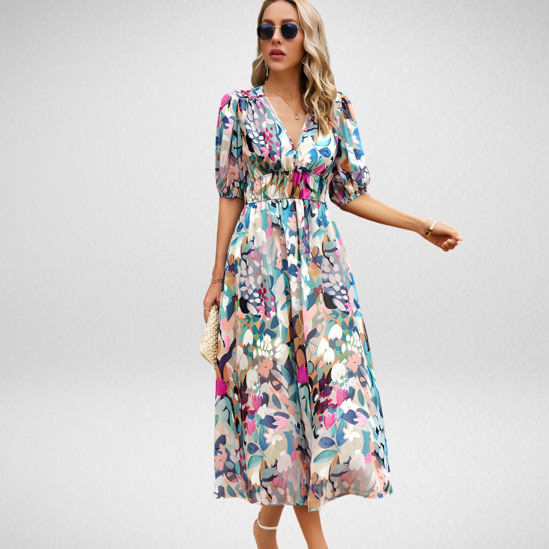 Lexi - Bezauberndes bedrucktes Kleid