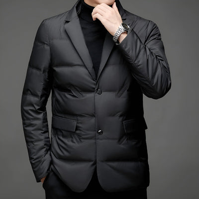 Mathieu | Exklusiver Herren-Blazer mit Futter, wasserabweisend und stilvollem Schal-Kragen