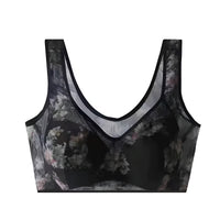 Nyra™|  Bequemer BH ohne Verschluss mit Spitze – Schwarz