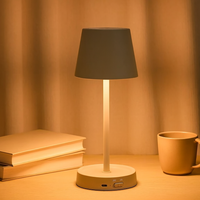 Zyora | Kabellose wiederaufladbare Tischlampe – Grau