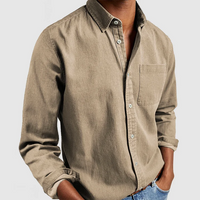 Cedric - Elegantes Hemd für Herren – Beige