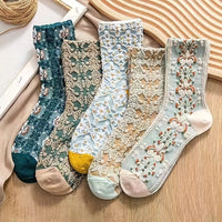 Vera | Vintage Socken – 5 Paare in gemischten Farben