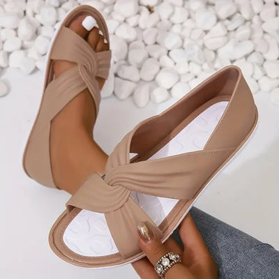 Bea™ | Orthopädische Sandalen mit stilvoller Schleife