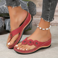 Millicent | Orthopädische Sandalen – Rot