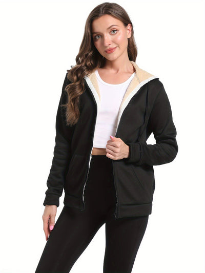 Olinoveia | Plüsch Warmer Hoodie aus Samt für Herbst und Winter