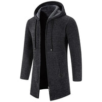 Damion | Slim-Fit-Hoodie – Dunkelgrau