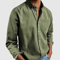 Cedric - Elegantes Hemd für Herren – Grün