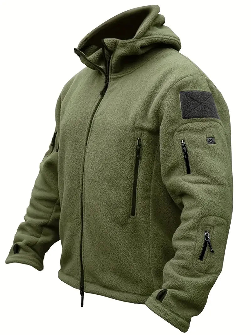 Braun | Winterjacke für Herren Fleece Gefüttert Winddicht