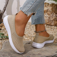 Sofie | Rutschfeste, Atmungsaktive Slipper – Aprikose