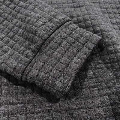 Julien | Stylischer Kapuzenpullover für Herren mit Patchwork-Details an den Ärmeln