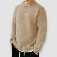 Carvo | Knitted Pullover – Beige