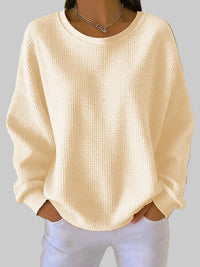 Camille | Leichter Sommerpullover – Aprikose