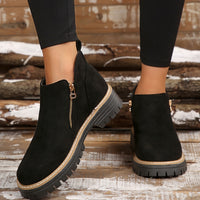 Emma | Hochwertige Damen Boots stilvoll und zeitlos – Schwarz