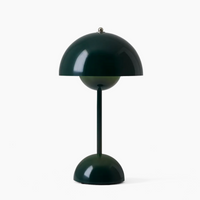 LuniLight LED-Lampe in Pilzform – Dunkelgrün