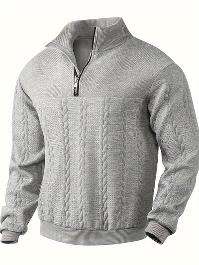 Percy - Vintage Reißverschluss-Pullover