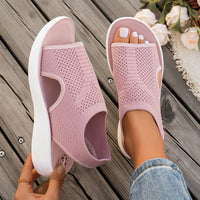 Ishae - Gepolsterte Sandale – Rosa