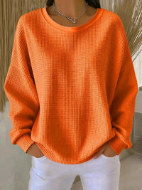 Xanthea - Softtouch-Langarmshirt – Orange