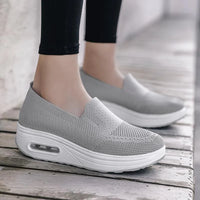 Airstep Atmungsaktive orthopädische Sneakers – Grau