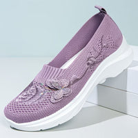 Ulyana - Gepolsterte orthopädische Wanderschuhe – Lila