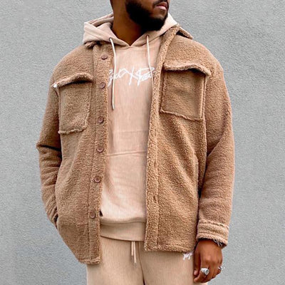 Jobert | Modischer Winter-Fleece-Mantel für Männer