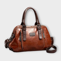 Eleanor | Elegante Vintage Schultertasche – Braun