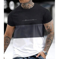 Nohal | Winddichte Herren-T-Shirts – Schwarz weiß
