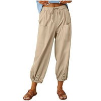 Zayrina - lässige Jogginghose – Khaki