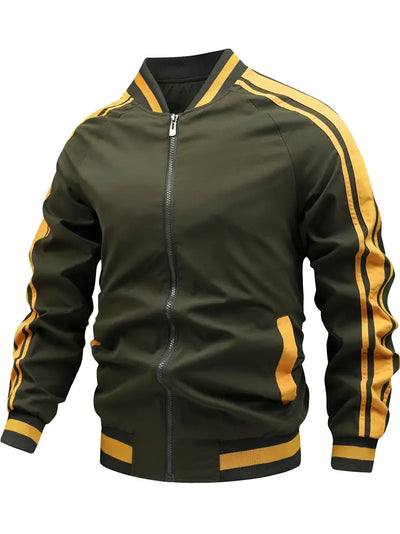 Kurtka | Sportliche Jacke mit dynamischem Streifen