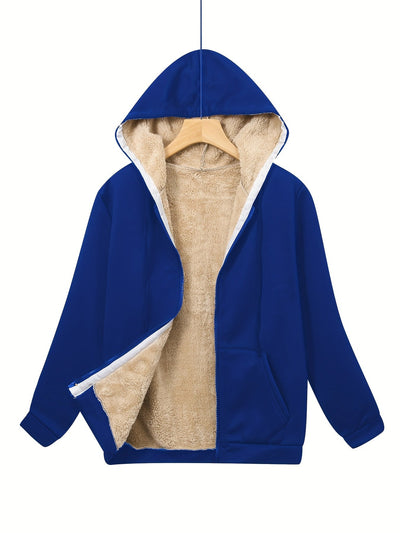 Olinoveia | Plüsch Warmer Hoodie aus Samt für Herbst und Winter