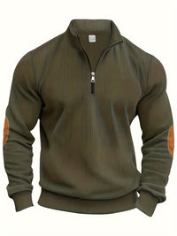Breno™ - Eleganter Pullover mit halbem Reißverschluss (1+1 GRATIS) – Grün