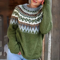 Sorella™ - Bequemer Eleganter Pullover – Grün