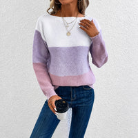 Amelia - Eleganter Damenpullover – Rosa