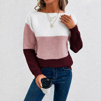 Amelia - Eleganter Damenpullover – Rot