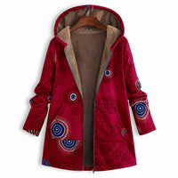 Jaslene - Ein warmer, klassischer Damenparka – Rot