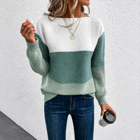 Amelia - Eleganter Damenpullover – Dunkelgrün