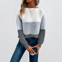 Amelia - Eleganter Damenpullover – Grau