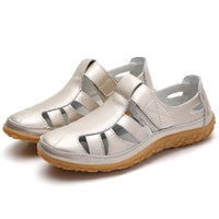 Marshana - Komfortable Damensandalen – Gold