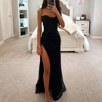 Alina - Stilvolles Korsettkleid – Schwarz