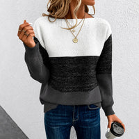 Amelia - Eleganter Damenpullover – Schwarz