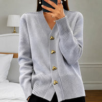 Annalee - Schicke Love Button Damenjacke – Grau
