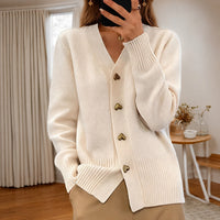 Annalee - Schicke Love Button Damenjacke – Beige