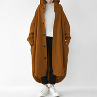 Jennica - Damen-Trenchcoat, lang und lässig geschnitten – Braun