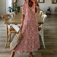 Claidel - Bezauberndes Kleid im Boho-Look – Rosa
