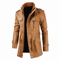 Brook - Stabil gefertigte Langjacke für Herren – Hellbraun