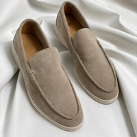 Jad - Komfortable Loafer für Herren – Khaki