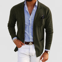 Olivier - Leichter, taillierter Jacket – Dunkelgrün