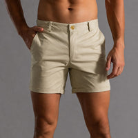 Andrie - Schicke Chino-Shorts für Herren – Khaki