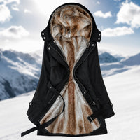 Hedda - Stilvoller Winterparka für Damen – Schwarz